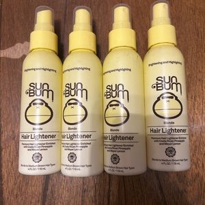 4 Bottles of Sun Bum Hair Lightener for Blondes
